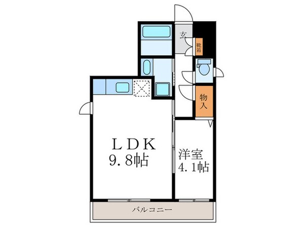 川上ビルⅢの物件間取画像